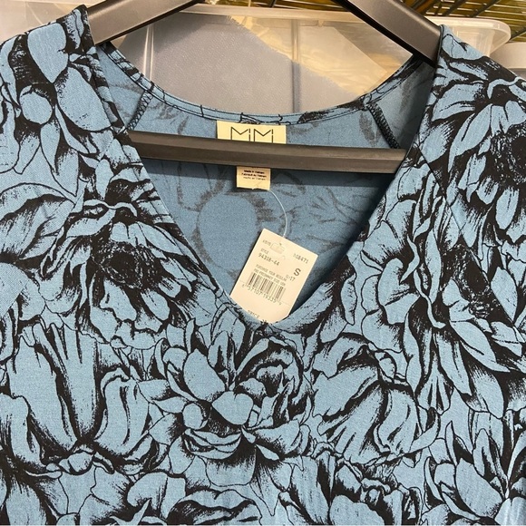 Mimi Maternity Cascade Floral Maternity Dress Size S Ankle Length 3/4 sleeves - Picture 11 of 13